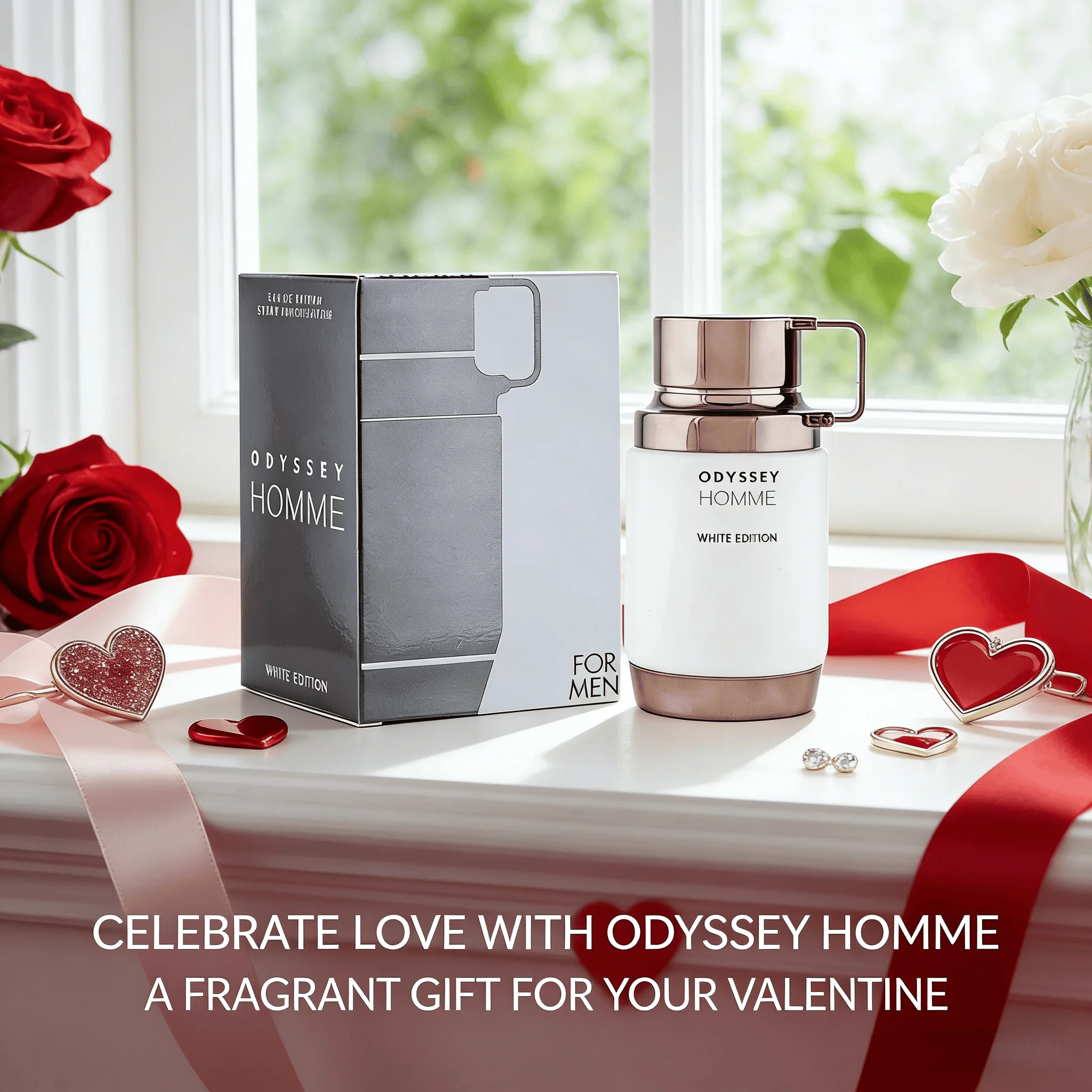 Armaf Odyssey Homme Sky Eau de Parfum 3.4oz for Men, Formaldehyde Free Liquid Scent, Long Lasting Floral Fragrance, Stylish Wome