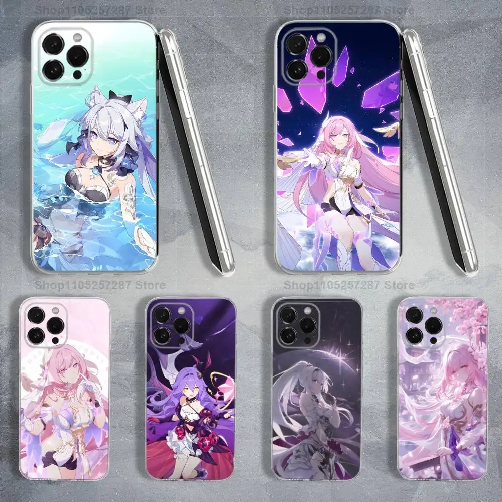 

Game H-Honkai I-Impact-3rd For iPhone Max,14,16,X,13,XR,SE,12,15,Pro,17,Plus,11,XS,Mini Transparent Soft Cover Case