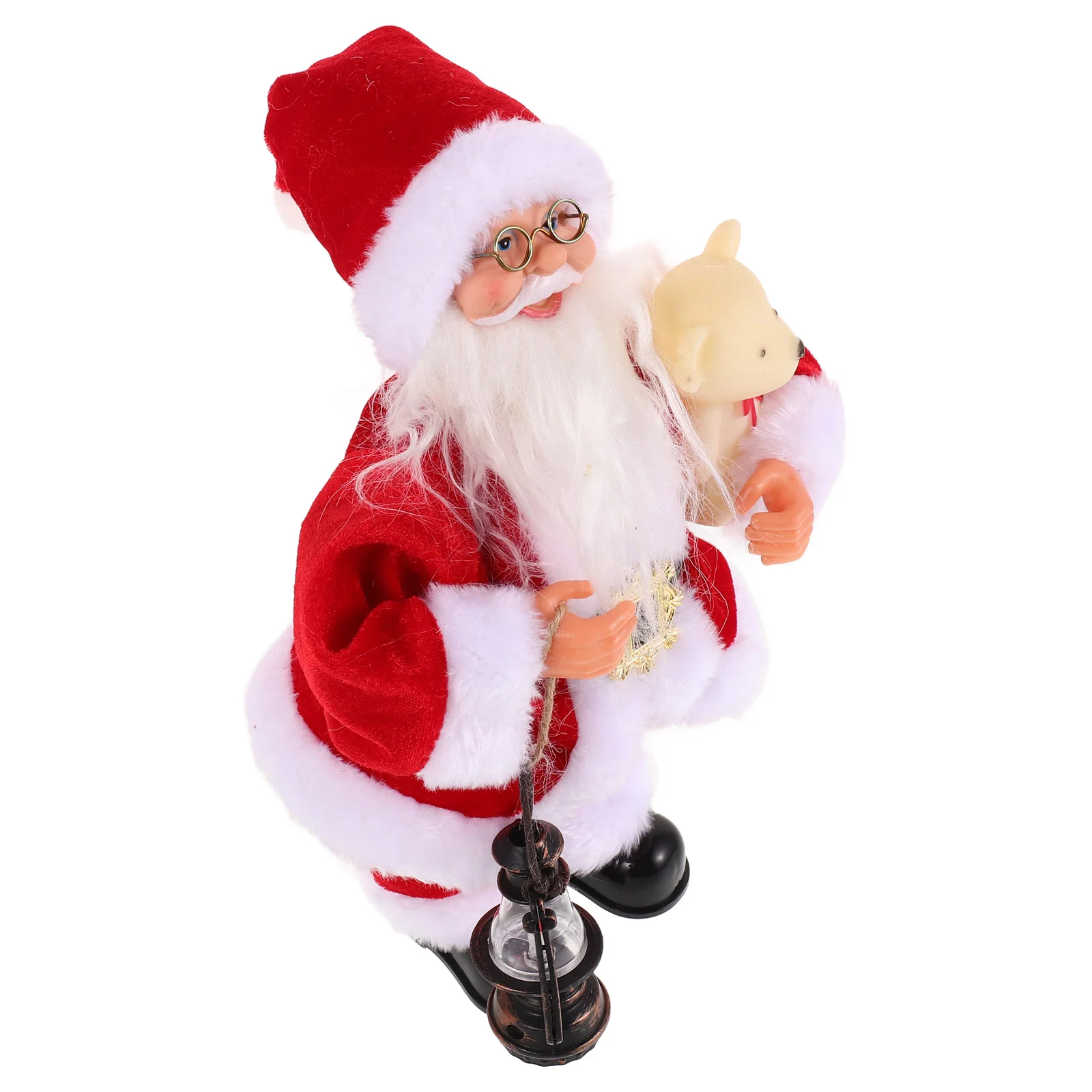 

Santa Toy Kids Christmas Gifts Electric Claus Decorations Toys Statue Swing Child