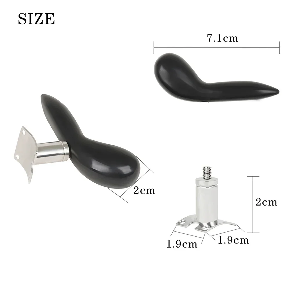 مسند سرج لحامل اليد من باسون مع براغي تثبيت ومقبض قاعدة دعم الإصبع ملحقات استبدال الباسون الاحترافية #6