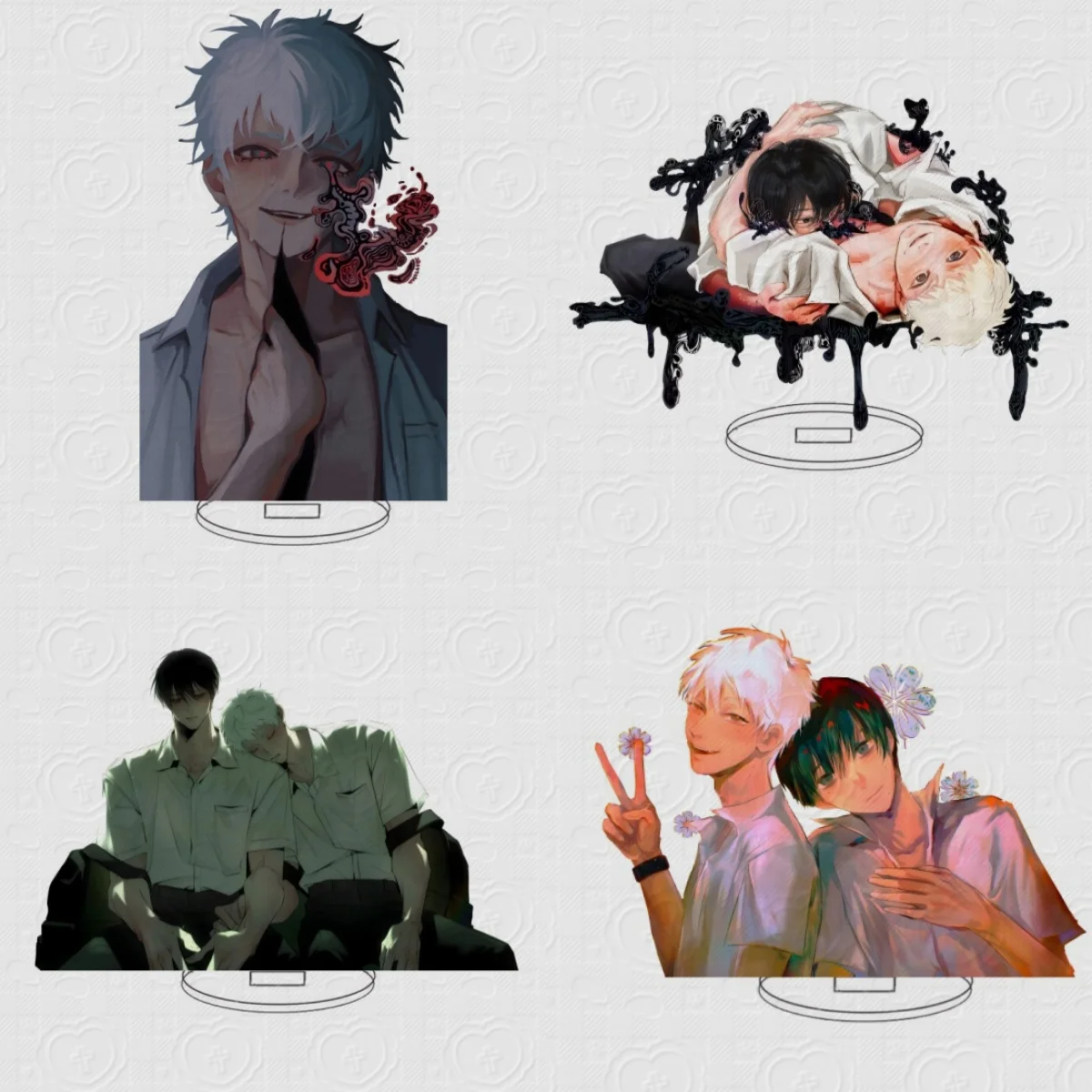 

15CM Charm Anime NEEDYGIRL OVERDOSE Acrylic Stand Model Cosplay Characters Ornament Accessories Goods Collection Christmas Gifts