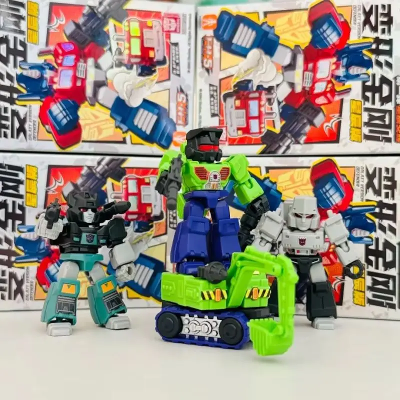 Blokees Transformers Defender Versie Robot Speelgoed Hot Koop 5.5 cm Optimus Prime Megatron Ironhide Thundercracker Jongens Speelgoed Geschenken