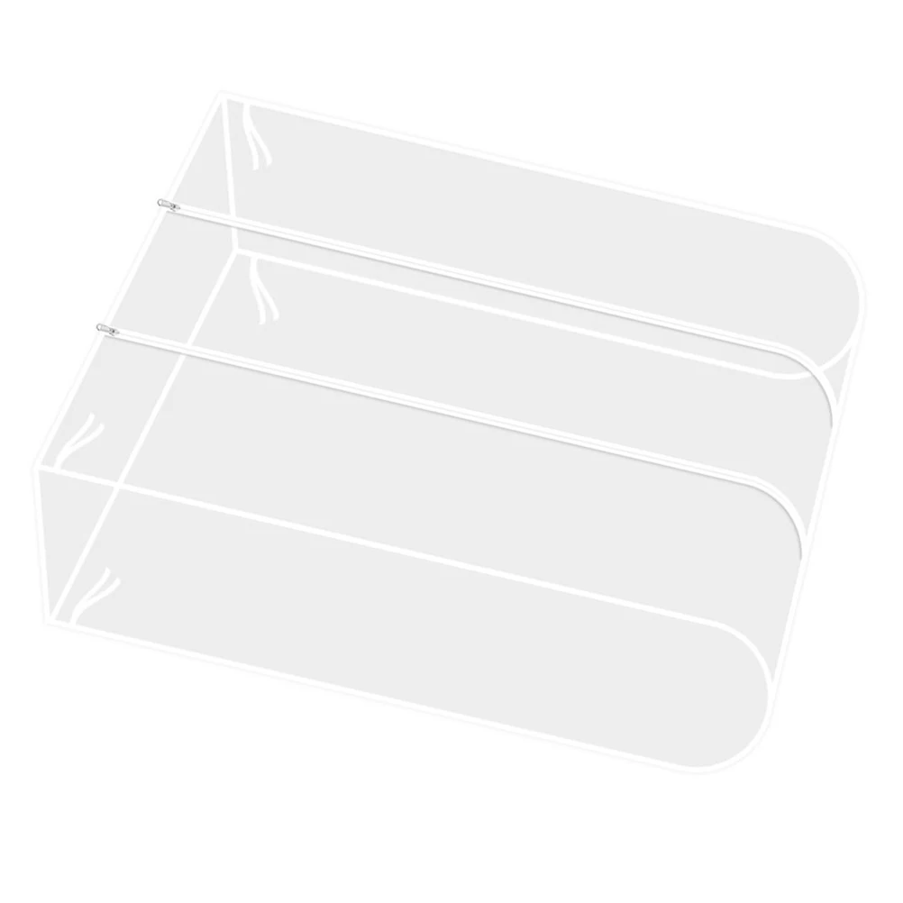 HOLIDYOYO Clear Garment Rack Cover Dustproof Clothing Protector for Suits Coats Hanger Storage Organizer