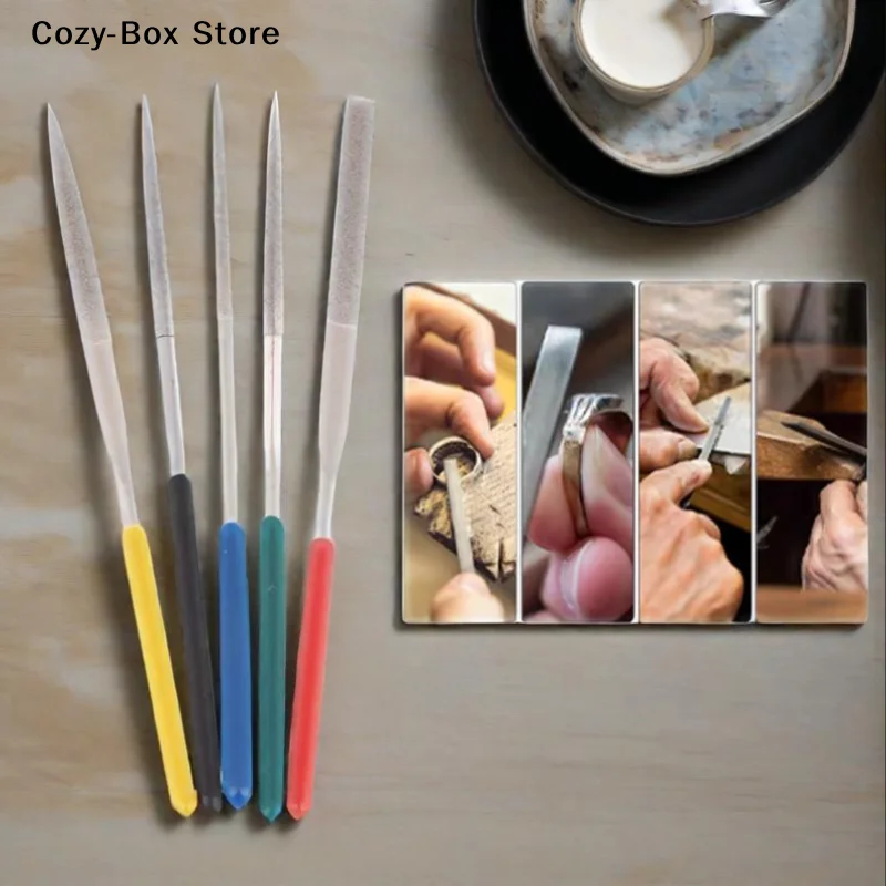 [ZY]1Pc Metal Rasp Files Mini Diamond Files Wood Ceramic Hand Carving Tool Jewelry Stone Polishing Hand Needle File Tools[ZY]
