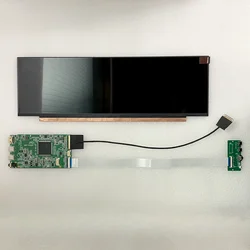 14 Inch 3840x1100 Slim Stretched Bar LCD Display 4K ADS Screen NV140XTM-N52 eDP 30 Pins Type-C HDMI Audio Controller Board