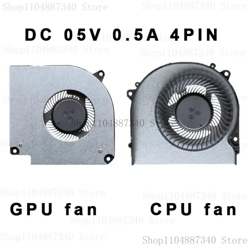 Z portátil CPU GPU ventilador enfriador radiador para GIGABYTE RP47 para AORUS 7 SA para Aorus 5 KB RC45 SB MB DC 5V 0.5A