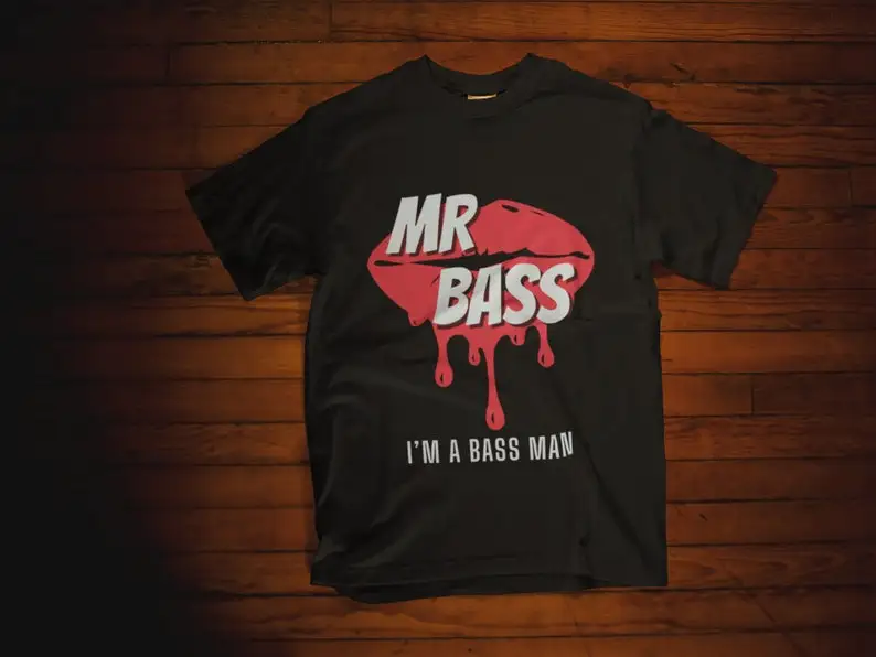 

Mr Bass Bass Man Funny Fishing T-Shirt Birthday Present Fathers Day Gift The Reason I Largemouth Bass