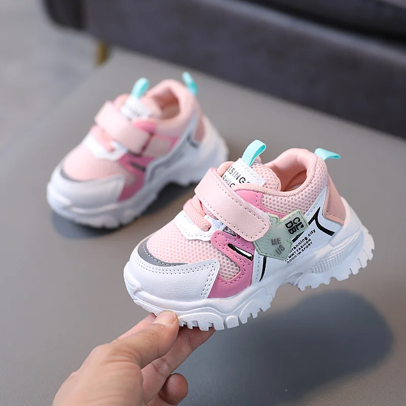 Children Casual Shoes 2023 Spring Girls Boys Breathable Mesh Tenis Sneakers for Kids Outdoor Soft Soled Sports Running Shoes