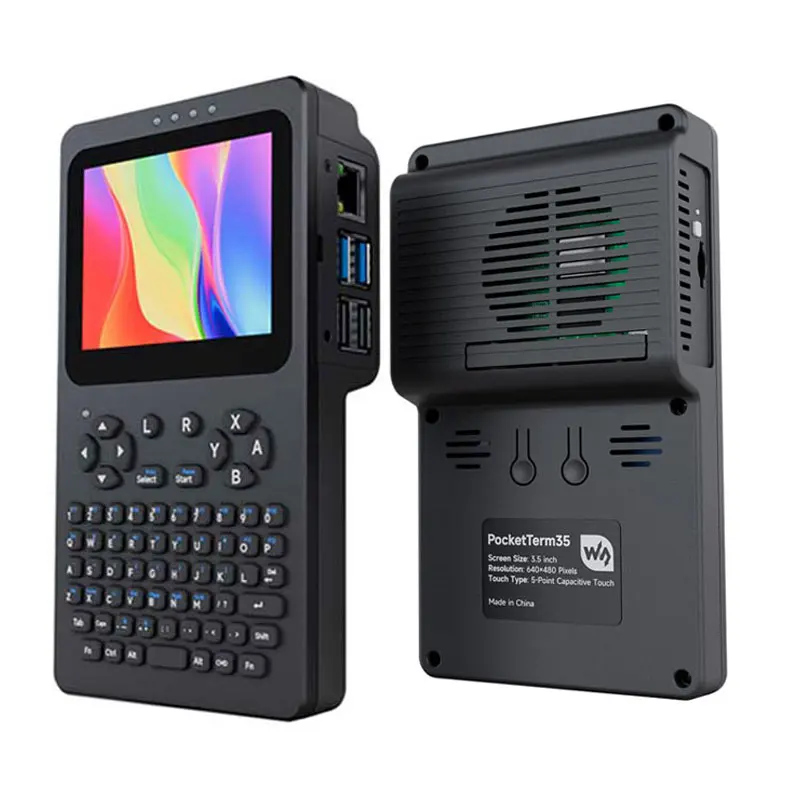 Raspberry Pi Handheld Linux Terminal 3.5inch TouchScreen Portable Development 640x480 Resolution