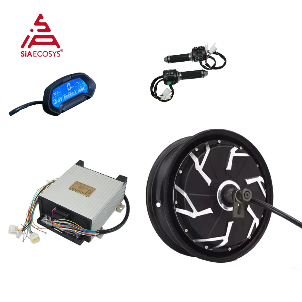 Motor eléctrico QS de 12 pulgadas, dispositivo de 12000W, 260, 70H, V4, 96V, 120KMPH, con Kits APT96800 para patinete eléctrico de alta potencia