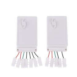 LED String Dimmer EK-04 2/4-Way 8 Function Knob/Solder-Free Type Push Button Type Light Adjustment Controller