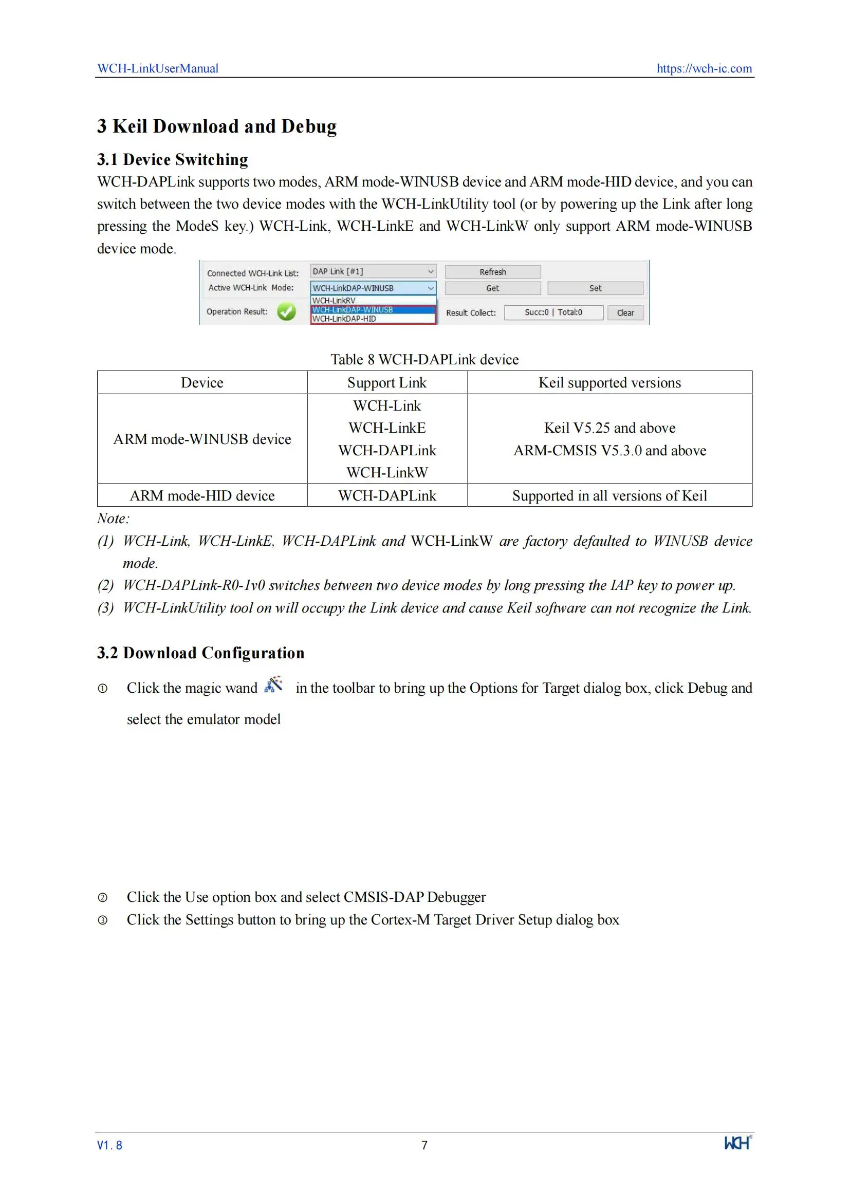 WCH LinkE Online-Download-Debugger unterstützt WCH RISC-V-Architektur MCU/SWD-Schnittstelle ARM-Chip 1 serieller Port zum USB-Kanal – Detail 7