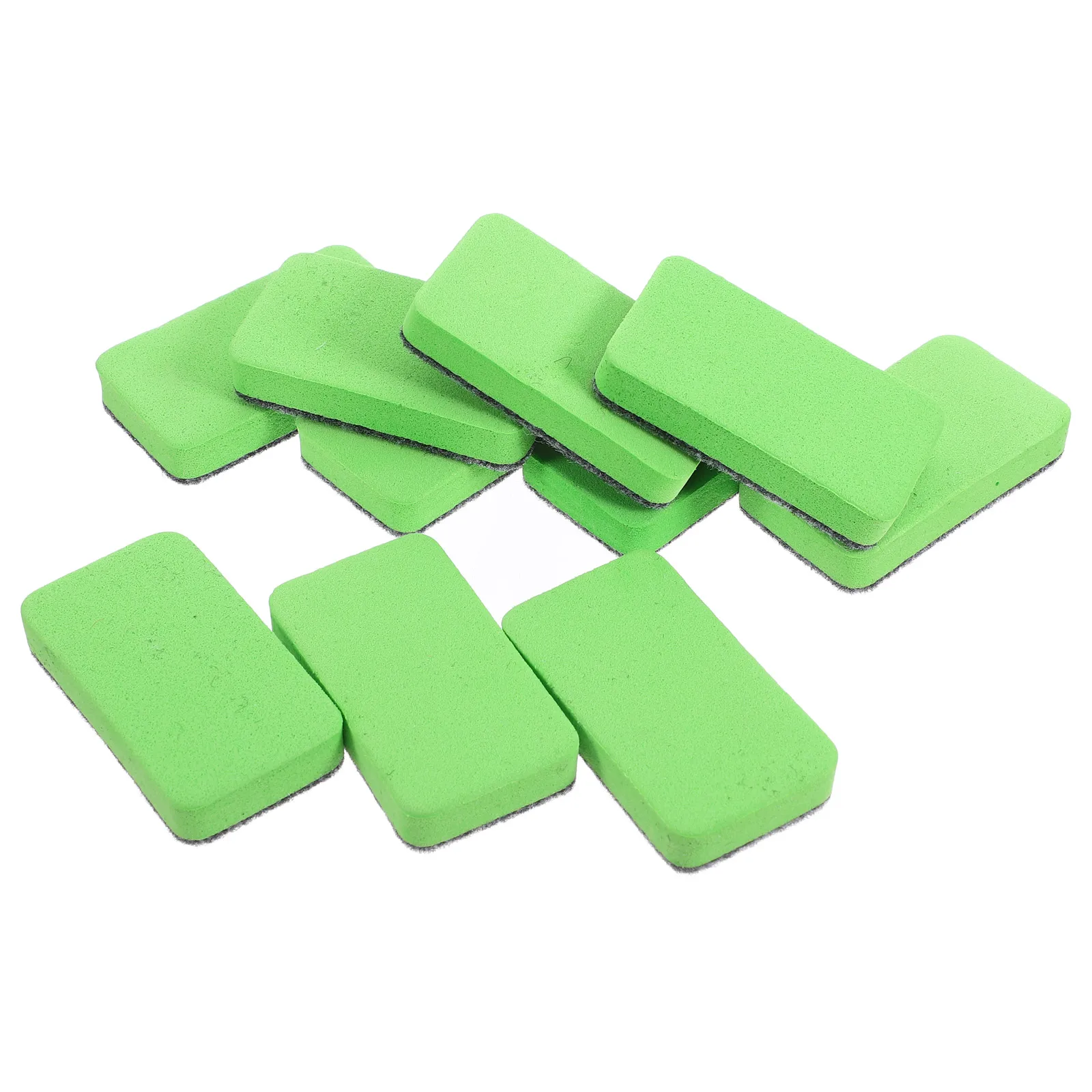 

10 Pcs Whiteboard Eraser Dry Erasing Erasers for Mini Chalkboard Lightweight Felt Office