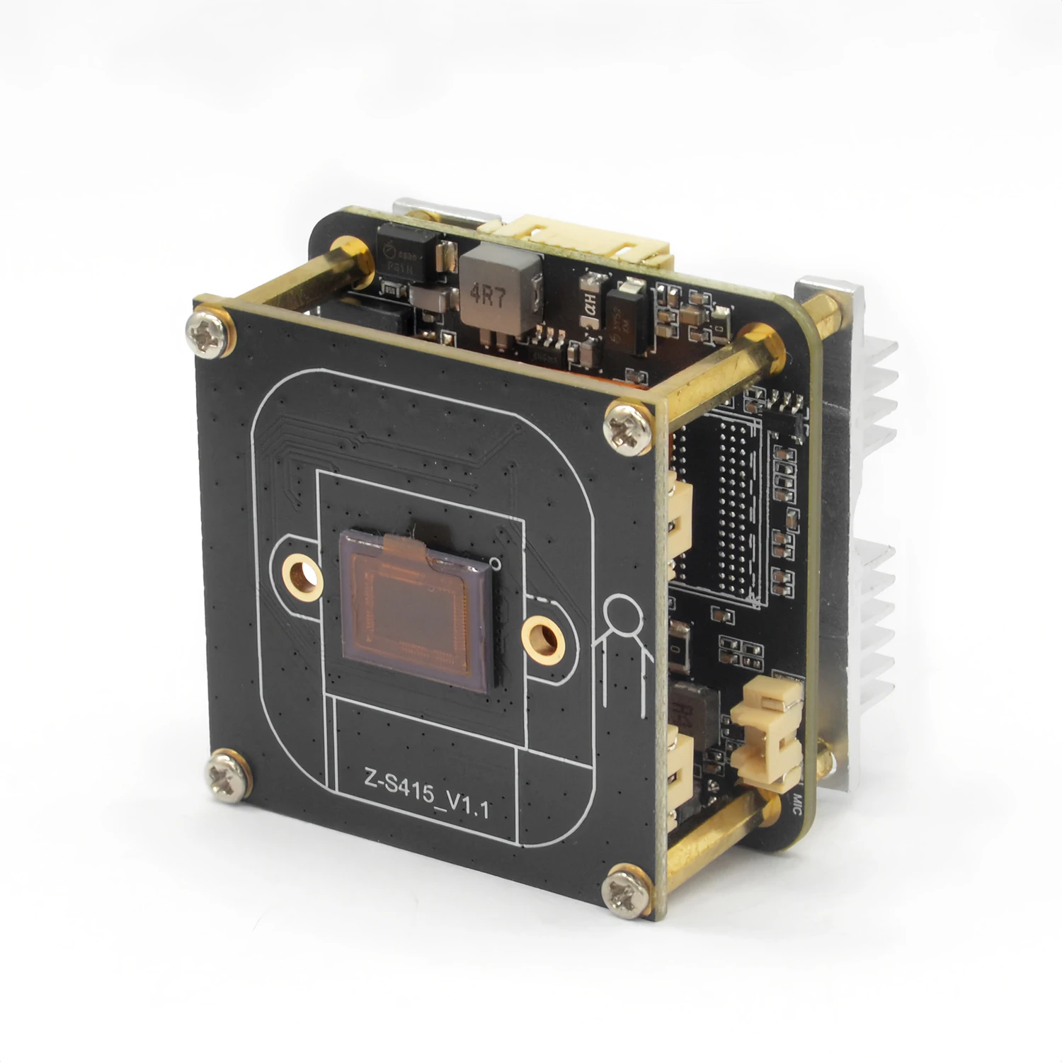 4K  rtsp camera module,IMX415 starvis cmos sensor,Hi3519DV500 ai chips AI denoise  8MP 30FPS  dark fighter camera board