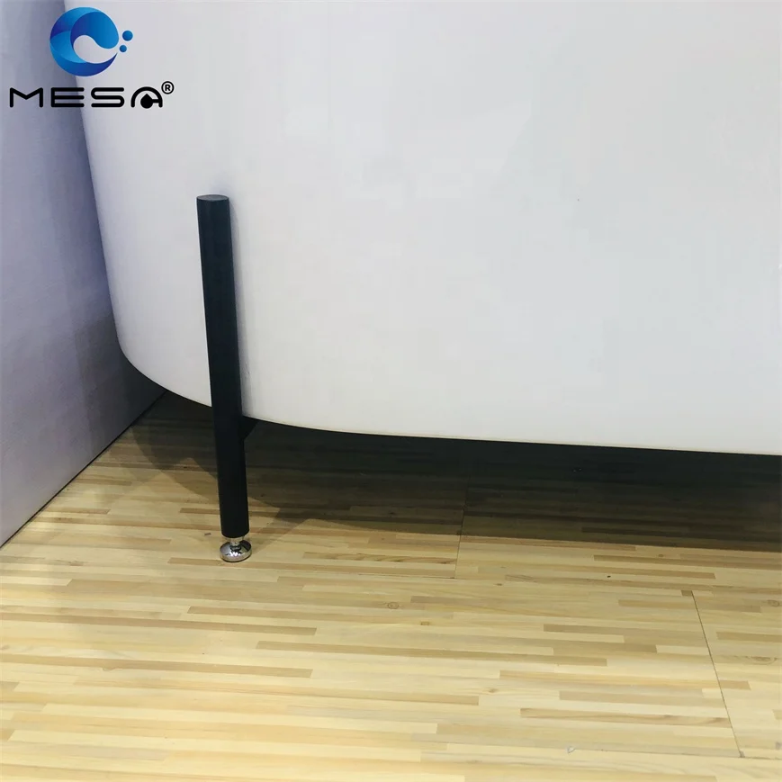 Europe America Popular Freestanding Bathtubs In Floor Sizes In Feet With Black Bracket