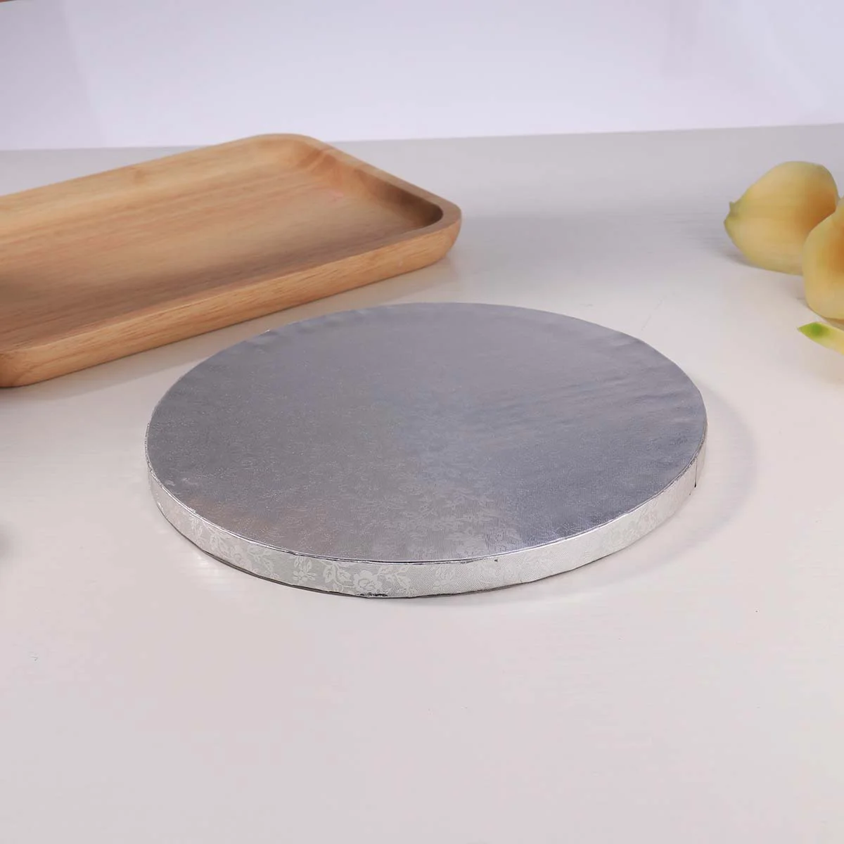 8 Inch Round Cake Board For Presenting Decorated Cakes Moving Plate Turntable Baking Tool cake moving plate