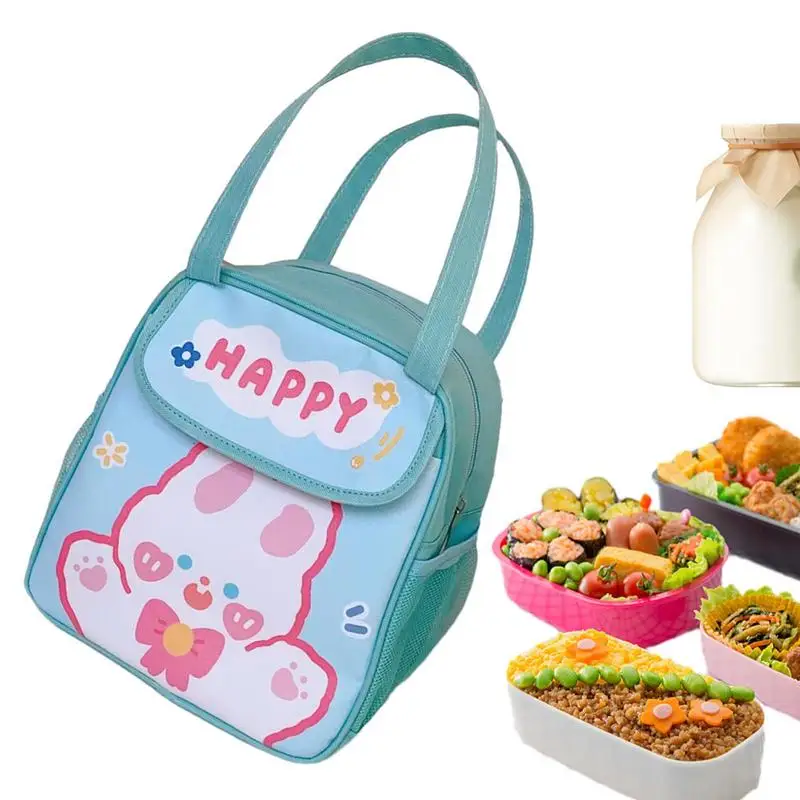 School Lunch Bag For Teens Insulated Lunch Box Large Portable Hand Carrying Camping Supplies Thermal Bag Kids Children Bag