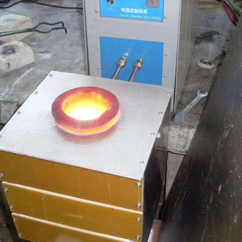 فرن صهر الحث الصغير للبيع آلة لحام عالية التردد ، آلة التدفئة التعريفي عالية التردد #3