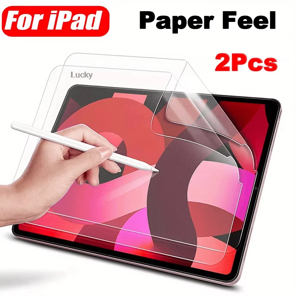 Real Paper Feel Texture Screen Film For iPad iPad Pro 11 M4 iPad 10th 11th 12th Gen 10.9 11 Air 3rd 4th 5th, Tablet Protector