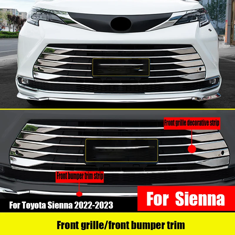 For Toyota Sienna 2022-2023 Upgraded accessories for grille decorative strip exterior high-end special products