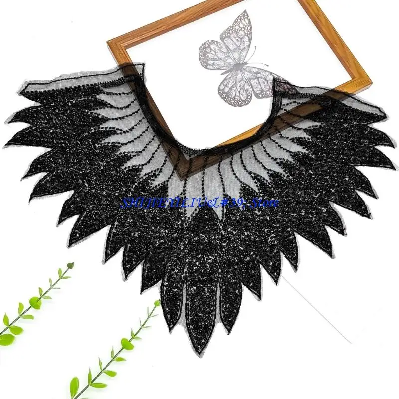 

E21F блестящие стразы, кружевная отделка, украшения для одежды, нашивки с вышивкой