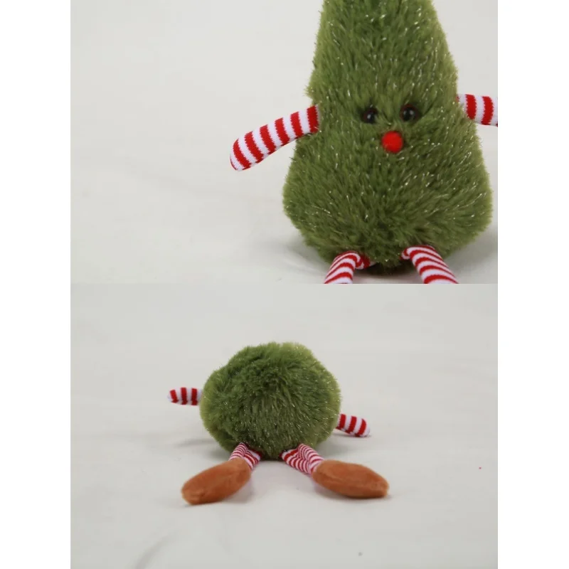 Decorazioni natalizie transfrontaliere, peluche in tessuto, decorazioni per l'albero di Natale, ciondoli, peluche natalizi, ornamenti