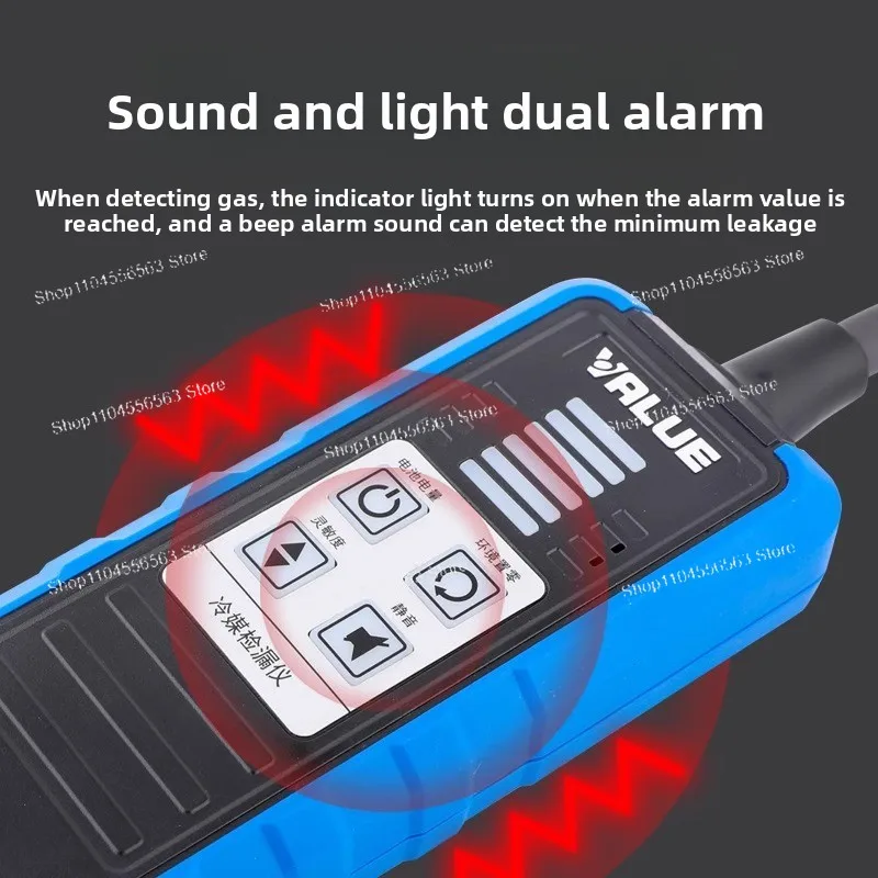 Детектор утечки хладагента VML-1 — Галогенный тестер газа для R22/R410A/R32 (систем переменного тока и холодильника) ​