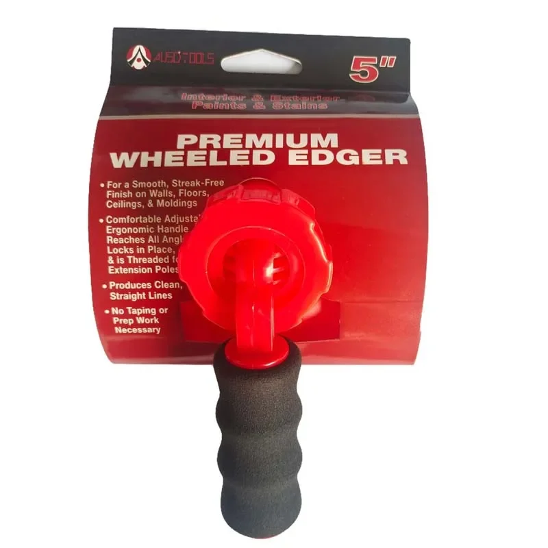 Бытовая щетка для латексной краски с ручкой, пластиковая + нейлоновая щетина, щетка для чистки угла стены комнаты с телескопическим стержнем