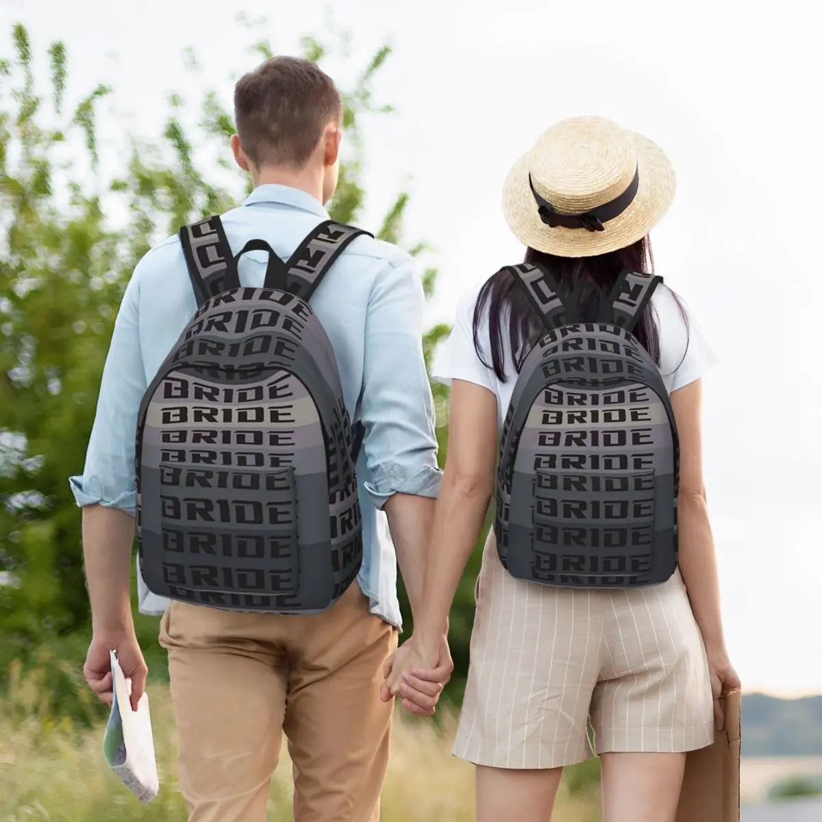 Bride Jdm Material Backpack Student BookBag Kids School Bag Computer Shoulder Bags for Men Women