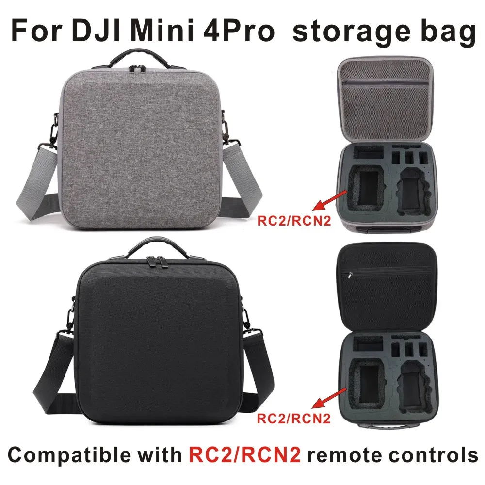 

For DJI Mini 4 Pro Drone Kit Storage Bag, Storage Case, Portable Suitcase Compatible with RC2/RCN2 Remote Control Accessories St