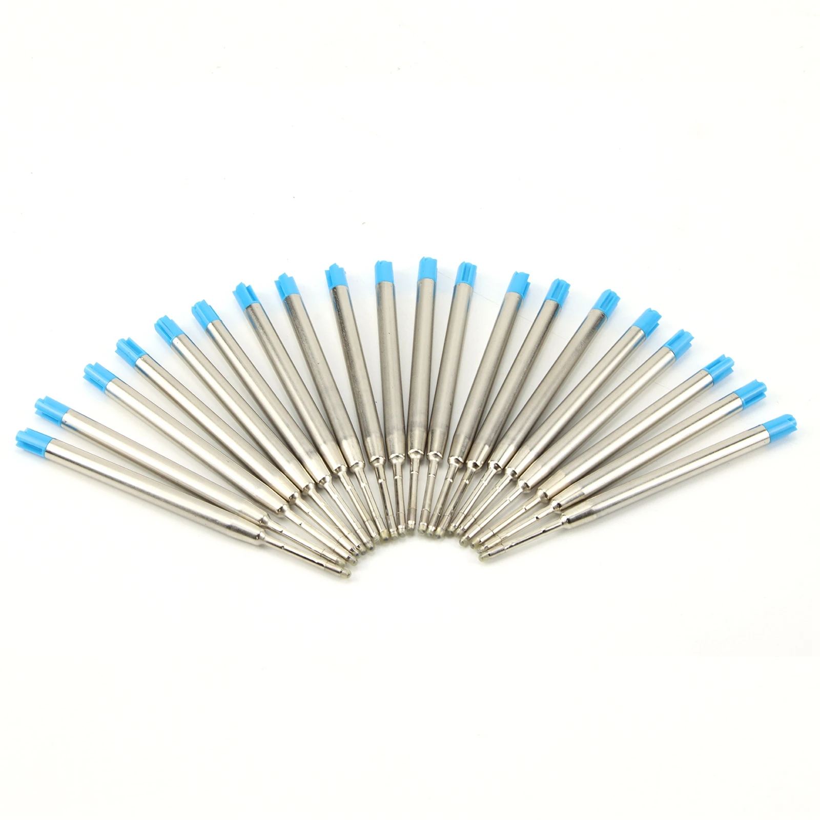 20pcs L:3.9 In Ballpoint Pen Refills for Parker Pens Medium Point blue red Black Ink Rods for Writing Office Stationery