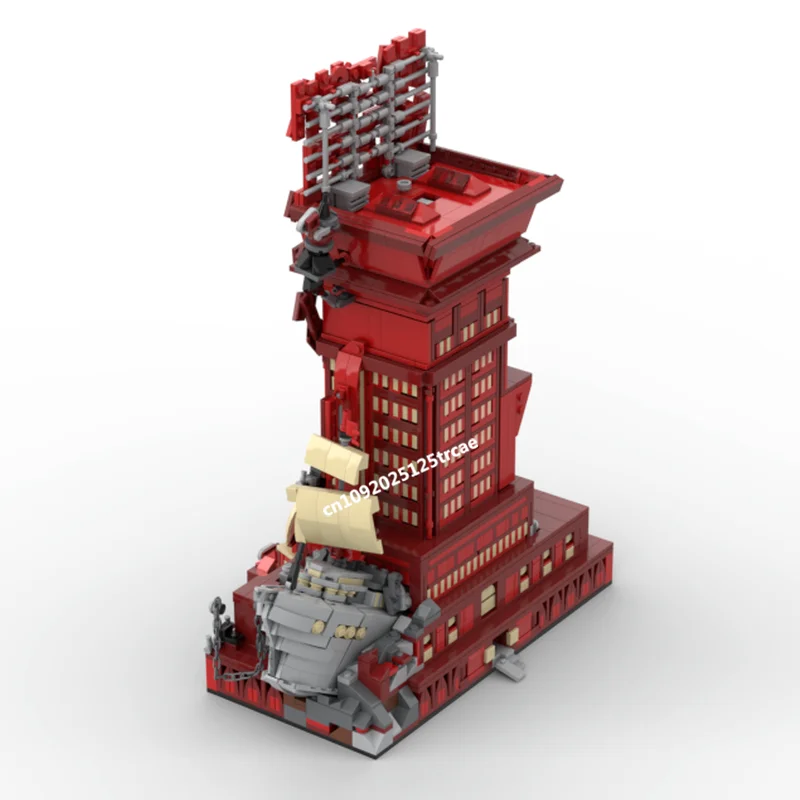 Nouveau 3279 pièces ville vente chaude Street View Moc modulaire Hazbin hôtel modèle blocs de construction bricolage idées créatives enfant jouet cadeau d'anniversaire