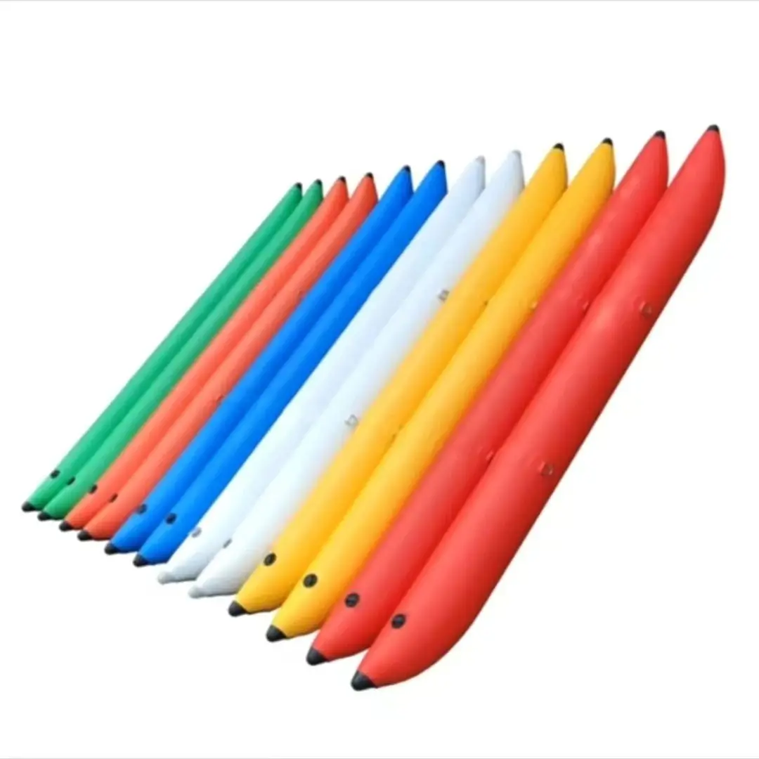 300x25cm PVC Inflatable Banana Pontoons Tubes Buoy for Sea Water Pedal Bike Boat