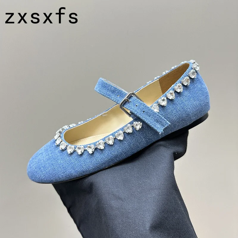 Lente Crystal Dames Doudou Schoenen Casual Platte Loafers Schoenen Catwalk Formele Zakelijke Zijde Outdoor Walk Schoenen Mujer