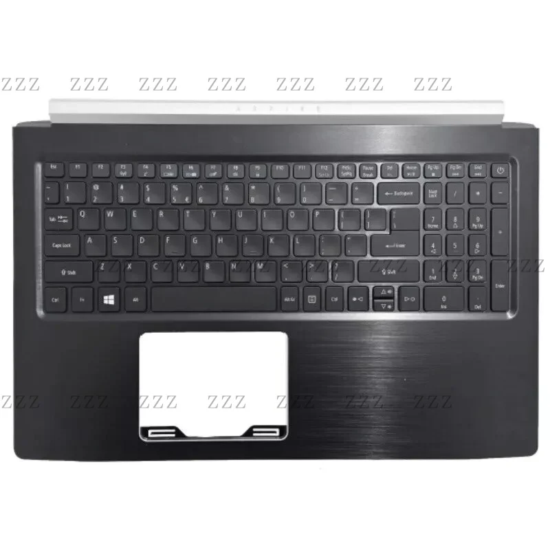 ZZ For Acer Aspire A515-51G A615-51 A515-41G Upper Palmrest Cover Keyboard US/INT
