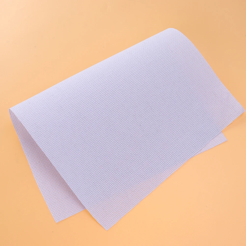 

Embroidery Fabric Cross Stitch Cloth Polyester Cotton Gridding Fabric for Crafting Cushions Curtains DIY Sewing Material