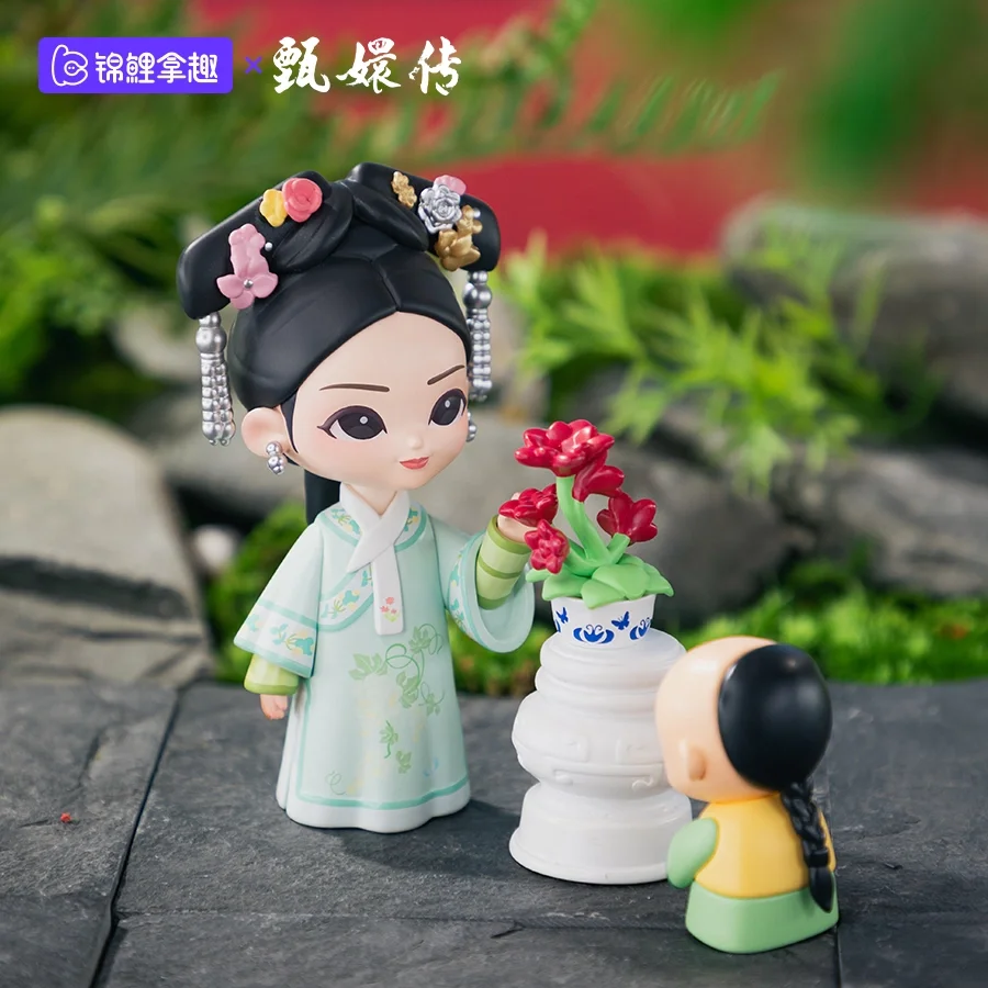 Genuine The Third Legend Of Zhen Huan Series Blind Box Cute Mystery Box Collectible Zhenhuan Model Ornament Kids Surprise Gift