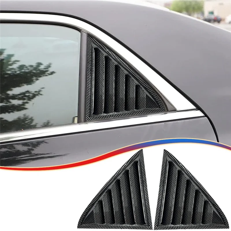 

AT92-Rear Window Louver Cover For Chrysler 300C 2011-2021 Side Window Shutter Cover Trim Exterior Accessories