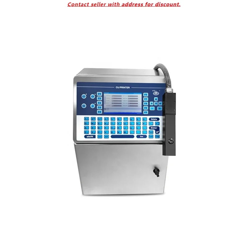 

CIJ Continuous Inkjet Printer B600 Plus Standard Domino Nozzle Industrial Product On Line Coding Date Picture Code Printer