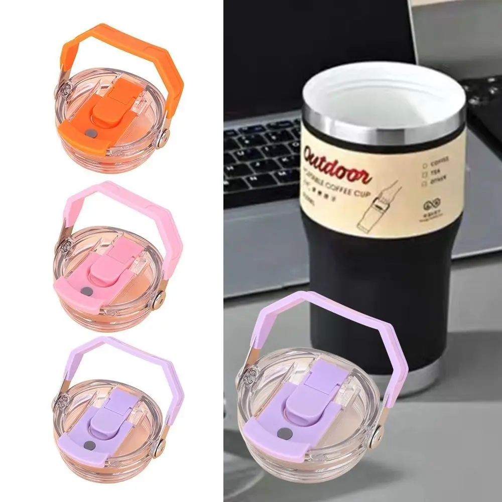 Tapa de botella a prueba de derrames de salpicaduras, tapa de taza Multicolor de repuesto, tapa de taza termo transparente para Tyeso 600/750/900 ml
