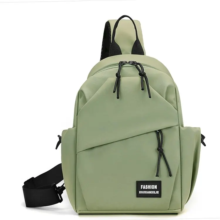 カジュアル ユニセックス クロスボディバッグ 多用途 スポーティー チェストバッグ 男女兼用 大容量 学生 シングルショルダーバッグ 韓国スタイル