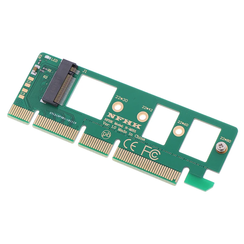 M.2 NVMe SSD NGFF To PCIE X16 Adapter M Key Interface Card Support PCI-e PCI Express 3.0 2230-2280 Size M.2 M2 Pcie Adapter