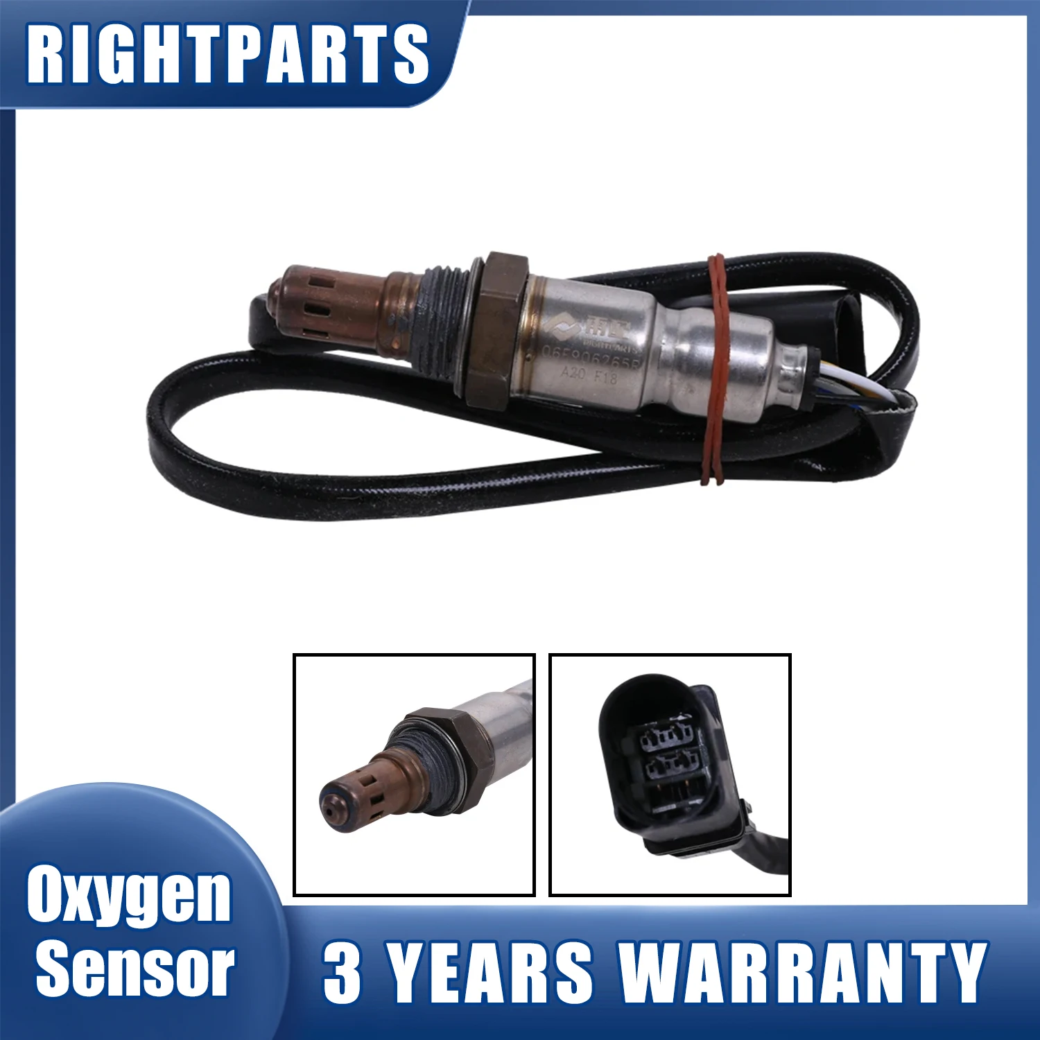 

RIGHTPARTS 06E906265R Oxygen Lambda Sensor For Audi S4 S5 Q5 SQ5 A6 A7 Quattro 3.0 For AUDI A6 4G 2.8 FSI S6 A4 A5 A7 Q5