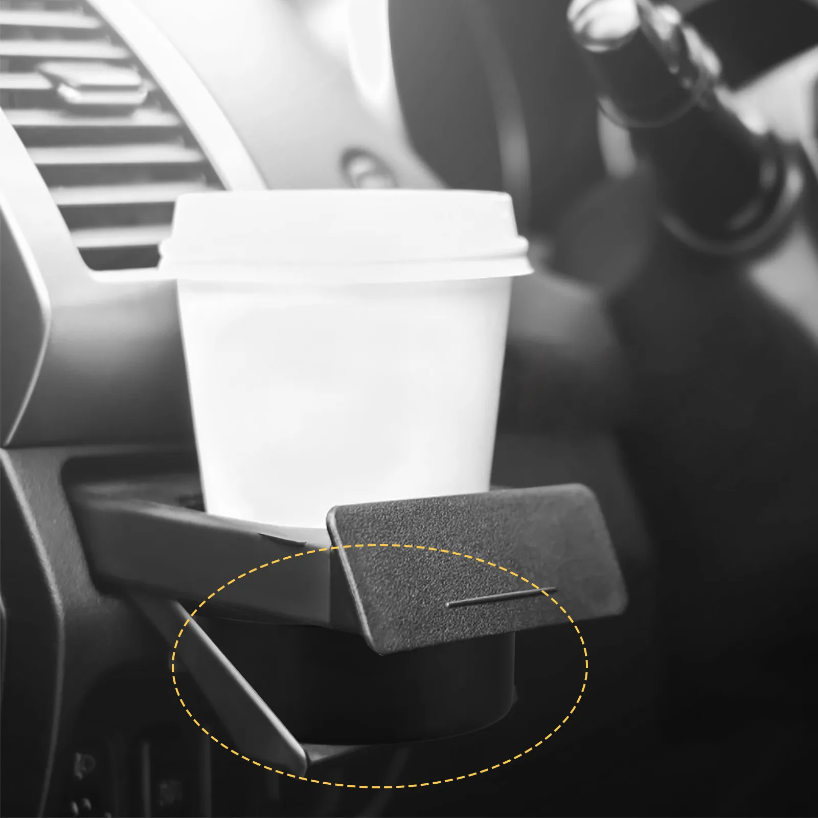 

Stable Plastic Cup Holder Insert for Rv Marine Vehicle Sofa Armrest Easy Clean Table Drink Holder for Mug Can Bottle Storage