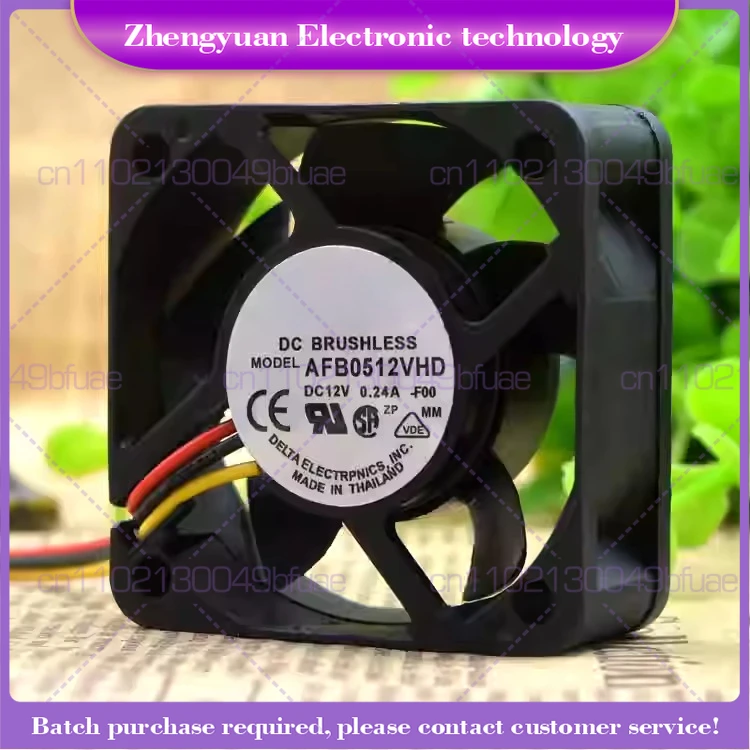 

2 шт. Новые вентиляторы для серверов DELTA AFB0512VHD, 12В, 0.24А, 5 см, с двойным шарикоподшипником, 5020, 50*50*20 мм