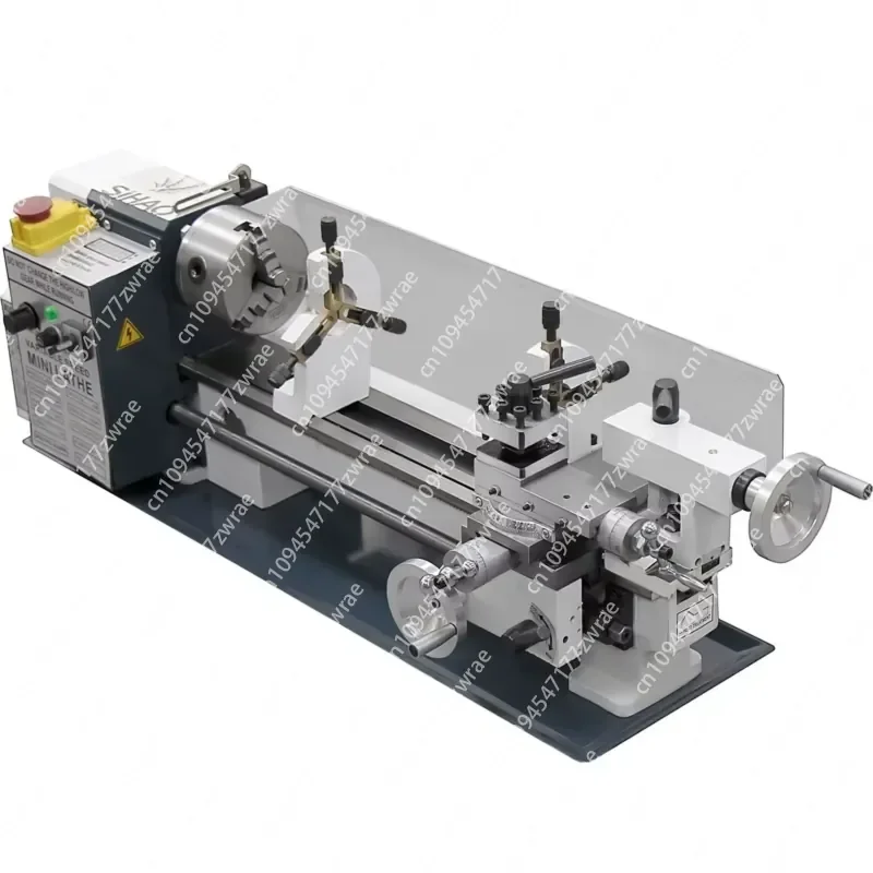 Used Manual Lathe Machine Medium Duty 220V  4 Tool Stations 1.5 Meter Conventional Horizontal Lathe