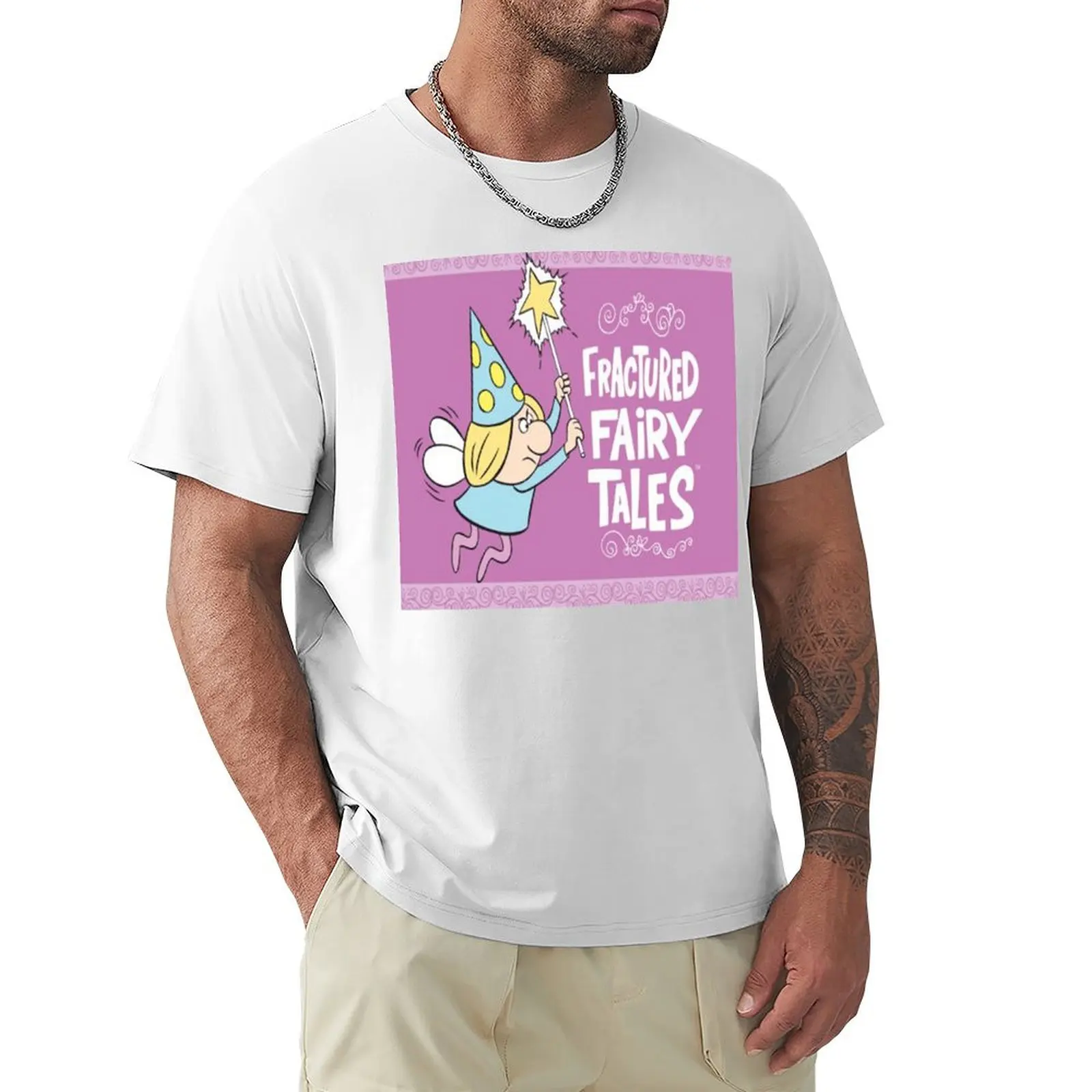 Fractured Fairy Tales T-shirt plus sizes summer clothes T-shirts for men cotton