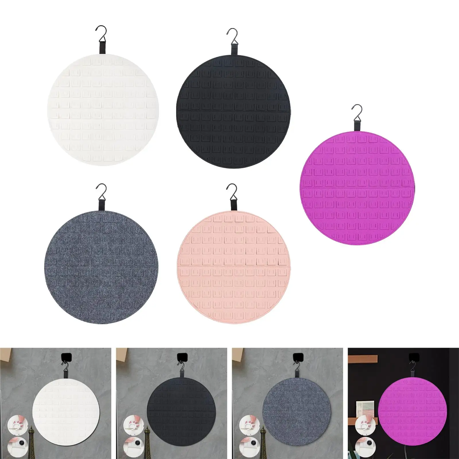 

Брошь-органайзер, брошь-булавка, держатель для дисплея, фетровая подвесная брошь, булавка, органайзер для дисплея, диаметр 40 см, доска для демонстрации булавок