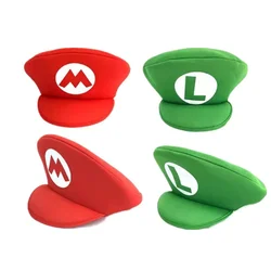 Movie Super Brothers Red Green Hat Cosplay Anime Party Halloween Costumes Accessories Christmas Fancy Dress Fans Caps