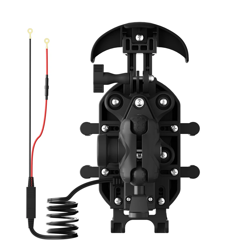 

Motorcycle Phone Holder 15W Wireless Charger Shockproof Smartphone Handlebar Mount Anti-Theft Bike Cellphone Support Waterproof